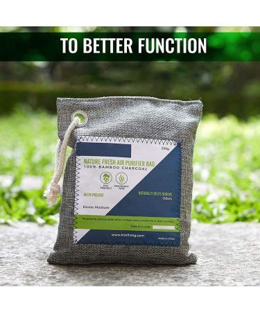 Nature Fresh Air Cleaner Bag - Activated Bamboo Coal Purification | Odor Eliminator for Home | Eco-Friendly Air Fresheners - Buy Online on GoSupps.com