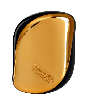 Tangle Teezer | The Compact Styler Detangling Hairbrush for Wet & Dry Hair | Perfect for Traveling & On the Go | Bronze Chrome