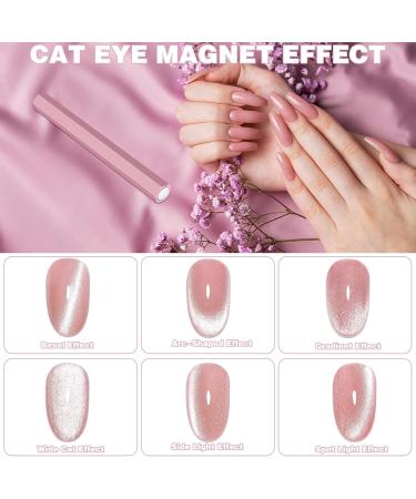 Cat Eye Magnet Tool for Nails | Double-Sided Nail Art Magnet | Strong Magnetic Nail Polish | Perfect for Cat Eye Gel Nail Designs - Buy Online on GoSupps.com