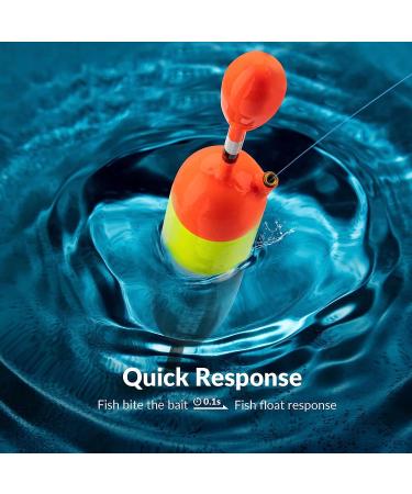 THKFISH Fishing Bobbers - Slip Bobbers for Crappie Fishing, Balsa Floats in 3 Sizes - 5pcs 1/6oz (5g) - Buy Online on GoSupps.com