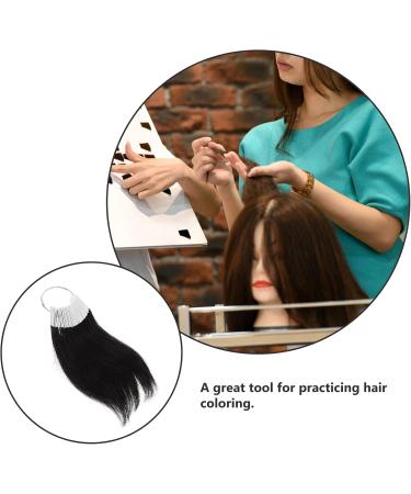 Hemobllo Lot de 30 M ches de Cheveux Humains Naturels 3 Degr s Nuancier de Couleurs Anneaux Pvc Num rot s R utilisables pour Formation Coiffure Salon et Tests de Coloration - Buy Online on GoSupps.com