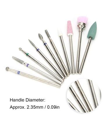 10pcs Nail Drill Set - Electric Nail Polisher & Cutter with Storage Box for Perfect Manicure | International Shipping Available - Buy Online on GoSupps.com