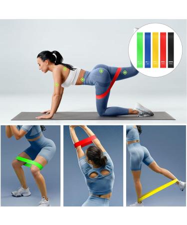 5 Pcs Resistance Bands Exercise Bands Resistance Bands Set with 5 Different Resistance Levels Training Elastic Bands Workout Bands Yoga Bands Gym Band Resistance Fitness Bands for Pilates Rehab - Buy Online on GoSupps.com