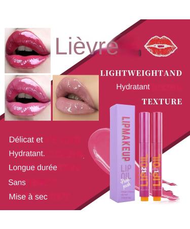 Click Lip Gloss Pen Click Lip Gloss Pen Set Moisturizing Solid Lip Gloss Lipstick Set of 6 | Plump Lipstick Lip Gloss Waterproof Lip Oil - Buy Online on GoSupps.com
