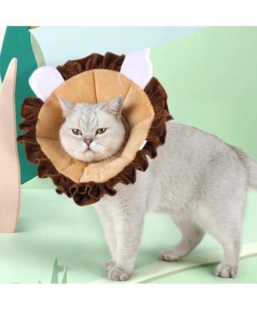 Halskrause cat adjustable hinged fragrance cat collar cat collar restoring collar soft cat protective collar for puppies small dogs and cats l