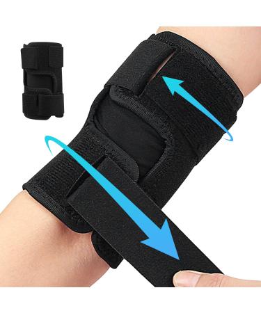 Supegear upper arm support biceps and triceps compression bandage for men & women support in pain relief muscle tension and inflammation black black l