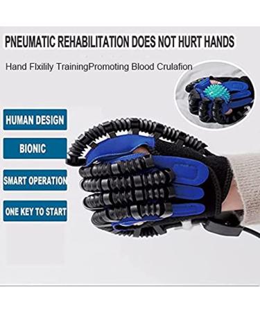 Rehabilitation Robot Gloves Both Hands - 2022 Power Upgrade Strengthen Version Hemiplegia Finger Trainer Ai Smart Chip Splint Assistive Training Equipment for Hand Pain Relief blue two hands Blue two hands M - Buy Online on GoSupps.com