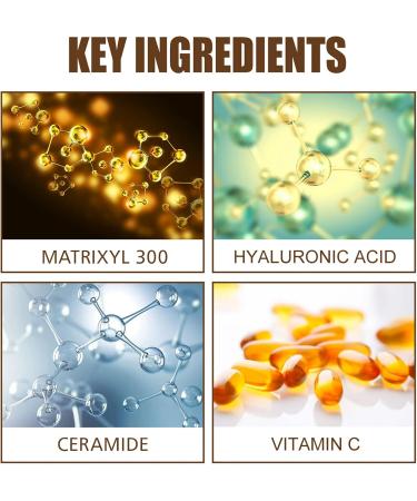 collagen serum for face collagen boost anti-aging serum Hyaluronic acid Face serum Anti Aging Face Cream Skincare For Face Serum To Boost Collagen Skin Care small gifts for women 30ML - Buy Online on GoSupps.com