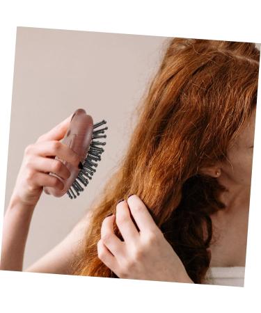 Fomiyes 3-in-1 Airbag Massage Comb & Brush - Bear Shaped Sandalwood Scalp Massager for Hair Care & Lockenshampoo - Buy Online on GoSupps.com