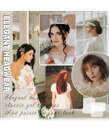 Wendalern Gold Leaf Hair Comb Hair Barrettes Dainty Hair Clips Alloy Chain Hair Accessories for Women Girls - Buy Online on GoSupps.com