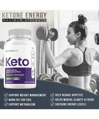 Trim Life Keto Advanced Weight Loss Supplement - 5 Pack Ketosis Pills (300 Capsules) - 60 Count per Pack - Buy Online on GoSupps.com