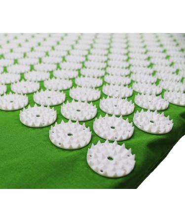 Acupressure Massage Mat 68x42 cm - Green | Pain Relief & Relaxation for Body & Mind - Buy Online on GoSupps.com