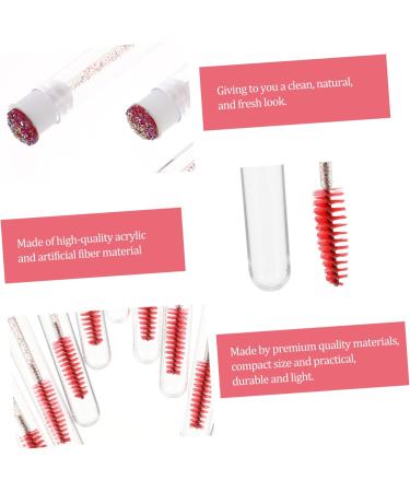 Ipetboom 30 Pcs Diamond Mascara Brush Makeup Mascara Tube Cleaning Brush Mascara Applicator Miss 11.3x1.1cmx3pcs Orange Redx3pcs - Buy Online on GoSupps.com