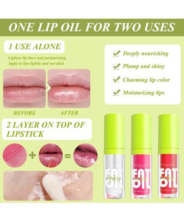 INBOLM 3PCS Glitter Liquid Lip Gloss Set - Long Lasting Moisturizing Lip Plumper & Balm for High Shine - Tinted Lip Oil Collection - Buy Online on GoSupps.com