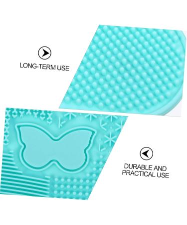Ipetboom 1pc Silicone Scrub Pad Make up Makeup Brush Cleaning Tool Brush Cleaning Mat Hair Brush Cleaning Tool Makeup Brush Scrubber Beauty Tool Cleaner Cosmetic Silica Gel 23X17cm Green - Buy Online on GoSupps.com