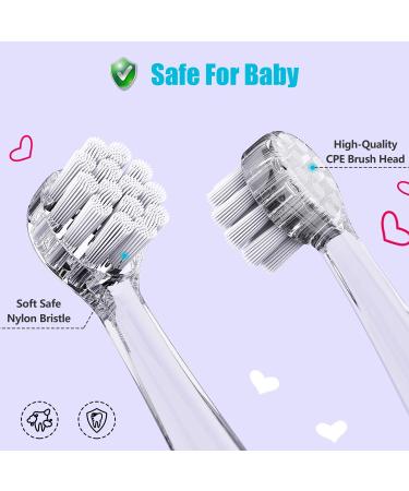 Baby Electric Toothbrush with Smart LED Timer and Sonic Technology - Blue | Ages 0-3 Years - Buy Online on GoSupps.com