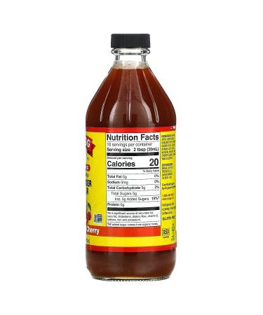 Bragg Organic Apple Cider Vinegar with Orange & Tart Cherry - Raw & Unfiltered 16 fl oz - Buy Online on GoSupps.com