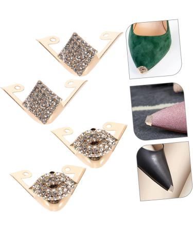 LALAFINA High Heel Protector - 2 Pairs Shoe Heel Caps & Toe Covers for Repairing High Heels | International Shipping Available - Buy Online on GoSupps.com