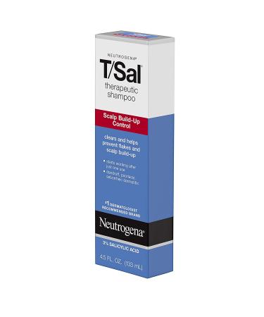 Neutrogena T/Sal Therapeutic Shampoo for Scalp Build-Up Control | Salicylic Acid Treatment for Dandruff, Psoriasis & Dermatitis | 4.5 fl. oz - Buy Online on GoSupps.com