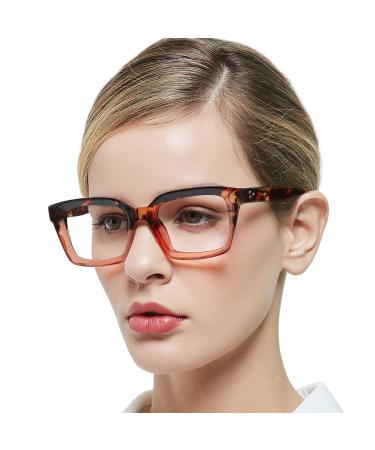 MARE AZZURO Computer Eyewear Women Blue Blocking Eyeglasses Brown Clear Gaming Glasses Female No Degree D-brown 0.0 x