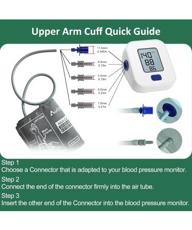 Extra Large Blood Pressure Cuff (9-21 Inches) - Compatible Replacement for Normal & Big Arms | Fast Global Shipping - Buy Online on GoSupps.com