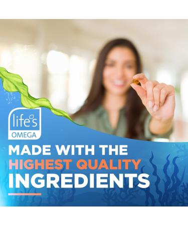 selfevolve Algae Omega 3 1 500mg - Vegan Supplement with Patented Life's Omega 3 - High Dose EPA & DHA - Better Than Fish Oil - Supports Heart Brain Joint Health - 90 Vegan Softgels - Buy Online on GoSupps.com
