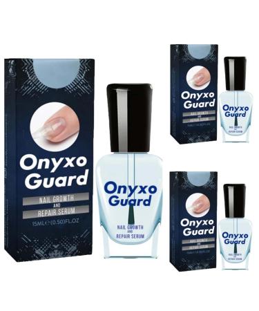 3PCS Nail Strengthener for Weak Nails Nail Conditioner for Damaged Nails Onyxoguard Nail Growth and Repair Essence Nail Hardener Extra Strong and Growth Nail Guards for Strength