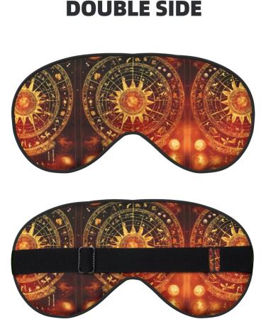 SSIMOO Gears Clock Bronze Century Soft Sleep Eye Mask - Breathable Travel Eye Patch for Women | Relax & Unwind in Comfort - Buy Online on GoSupps.com