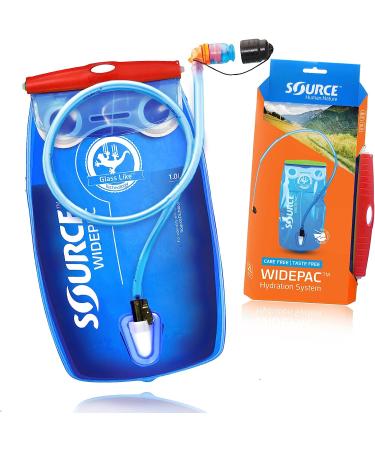 SOURCE 1.5L Widepac Hydration Bladder with High-Flow Helix Bite Valve - Blue - Buy Online on GoSupps.com