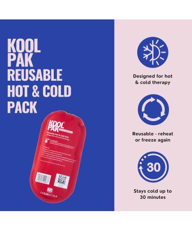 Koolpak Luxury Hot & Cold Reusable Pack Oval - 12.5 x 25.5cm - Pack of 20 - Buy Online on GoSupps.com