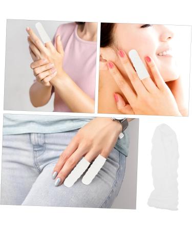 Buy Hemobllo 100pcs Nitrile Finger Cots - Portable Finger Protection Covers for Household Use | Durable & Comfortable Finger Sleeves - Buy Online on GoSupps.com