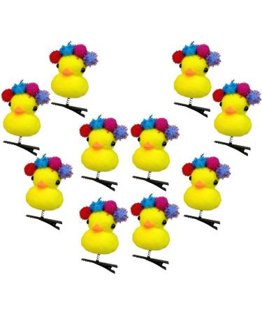 Yellow Duck Hairpin - Yellow Duck Plush Hair Clips - Yellow Duckling Hair Clip Hair Accessories for Girls Women - Buy Online on GoSupps.com