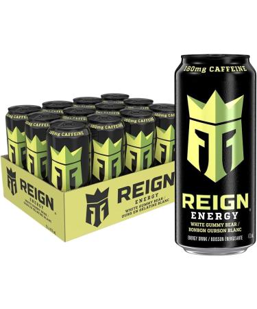 Reign Energy White Gummy Bear 473mL Cans 12 Pack - Buy Online on GoSupps.com