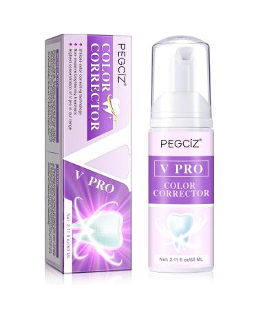 Purple Toothpaste Whitening Teeth Whitening Purple Toothpaste for Teeth Whitening Color Corrector Tooth Stain Removal Improves Brightness Colour Corrector Purple Toothpaste