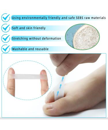 Silicone Toe Protector - 24 Pack Gel Toe Caps for Pain Relief Corns Calluses Blisters & Friction - Ultimate Toe Protection - Buy Online on GoSupps.com