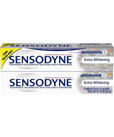 Sensodyne Extra Whitening Twin Value Pack - 4 oz