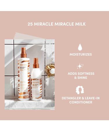 MIZANI 25 Miracle Milk Leave-In Conditioner 8.5 Fl Oz - Moisturizing Detangler Spray for Frizzy & Curly Hair - Buy Online on GoSupps.com