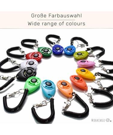 Monkimau Clicker for Dog & Cat Training - Effective Orange Training Tool for Pets - Buy Online on GoSupps.com