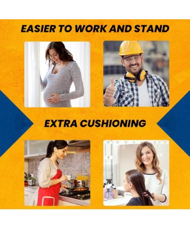 Happy Feet Plantar Fasciitis Orthotic Insoles for Men & Women - High Arch Support Gel Inserts - Size L2 (Men 9-10, Women 11-12) - Buy Online on GoSupps.com