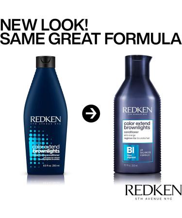 Redken Color Extend Brownlights Blue Conditioner for Natural & Color-Treated Brunettes - New Look - Buy Online on GoSupps.com