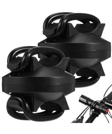 BESPORTBLE Universal Flashlight Mount Bicycle Flashlight Holder Bike Flashlight Mount 2pcs