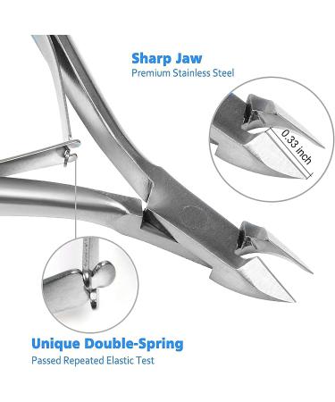 6 Pieces Cuticle Trimmer Set with Cuticle Pusher Cuticle Nipper and Pusher Set Stainless Steel Cuticle Trimmer Cutter Dead Skin Remover for Toenails and Fingernails Care - Buy Online on GoSupps.com