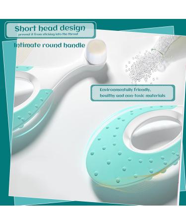 Super Soft Nano Baby Toothbrush 2-Pack - Ideal for 6-18 Months with Tongue Cleaner (Blue) | International Shipping Available - Buy Online on GoSupps.com