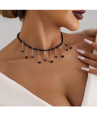 VSilay Lianxue Farming Fringe Half Call - Fashionable Water Drops Tquad Fans & Collarbone Chains for Women & Girls | International Shipping - Buy Online on GoSupps.com