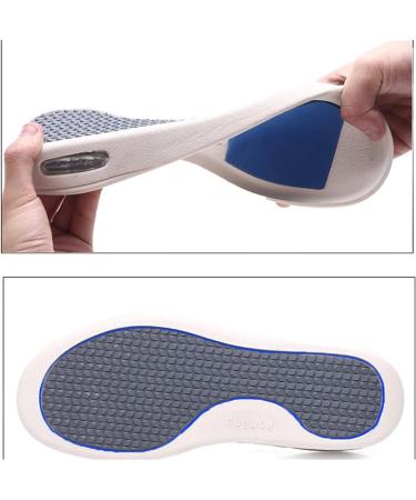 Men's Diabetic Wide Fit Orthopedic Slippers | Adjustable for Swollen Feet & Plantar Fasciitis - Size 11.5 Grey - Buy Online on GoSupps.com