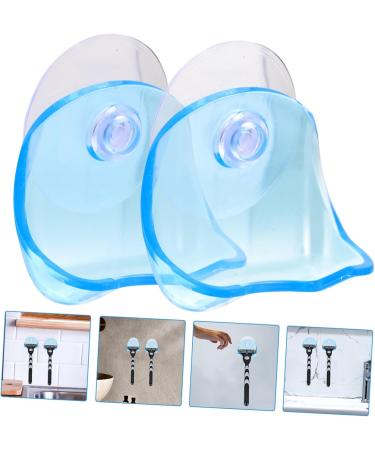 Outanaya 2-Piece Razor Holder - Wall-Mounted Shaver Organizer Rack with Suction Cup for Bathroom - Buy Online on GoSupps.com