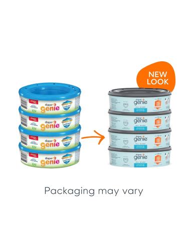 Diaper Genie Refill Bags 270 Count (Pack of 4) with Max Odor Lock | Holds Up to 1080 Newborn Diapers 4-Pack Bonus - Buy Online on GoSupps.com