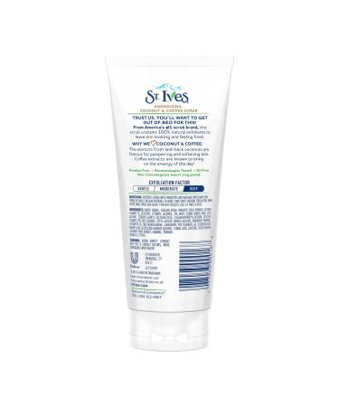 St. Ives Coconut & Coffee Scrub 6 oz (Pack of 2) - Energizing Exfoliation Combo - Buy Online on GoSupps.com