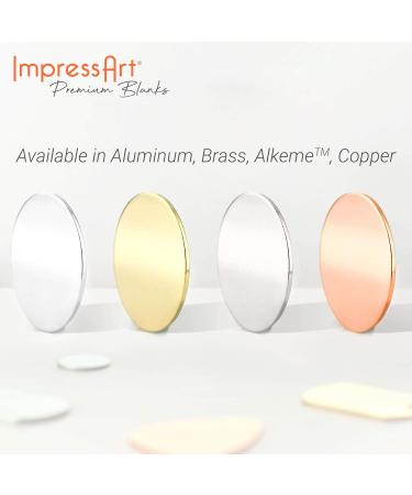 ImpressArt Premium Metal Stamping Circle Blanks (24 Pack) - Ideal for Jewelry Making - 1 Aluminum Circles - Buy Online on GoSupps.com
