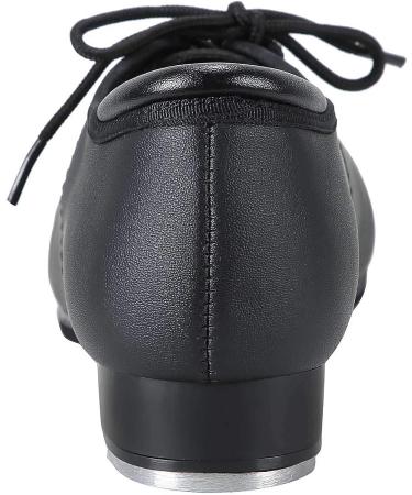 Linodes PU Leather Lace Up Tap Dance Shoes - Women/Men - Size 9 Women/8 Men - Black - Buy Online on GoSupps.com
